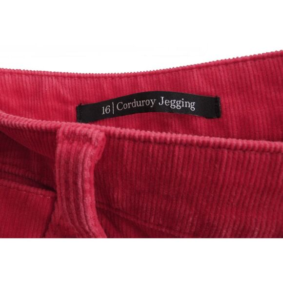 Talbots Red 5 Pocket Corduroy Jegging 16 - Picture 5 of 8